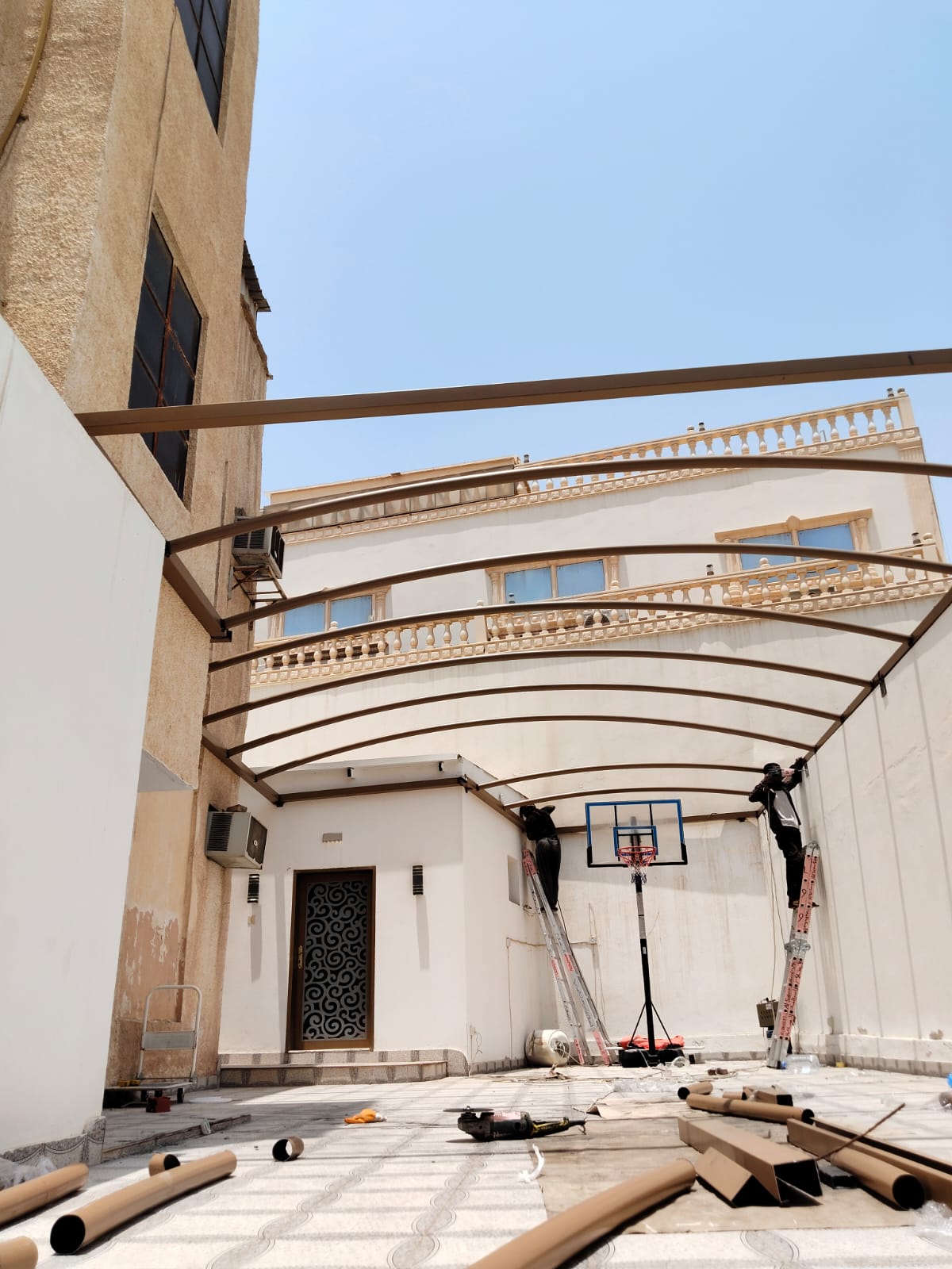 حدادة مظلات وبرجولات في الرياض تخفيض 10% 1 IMG 20250808 WA0012