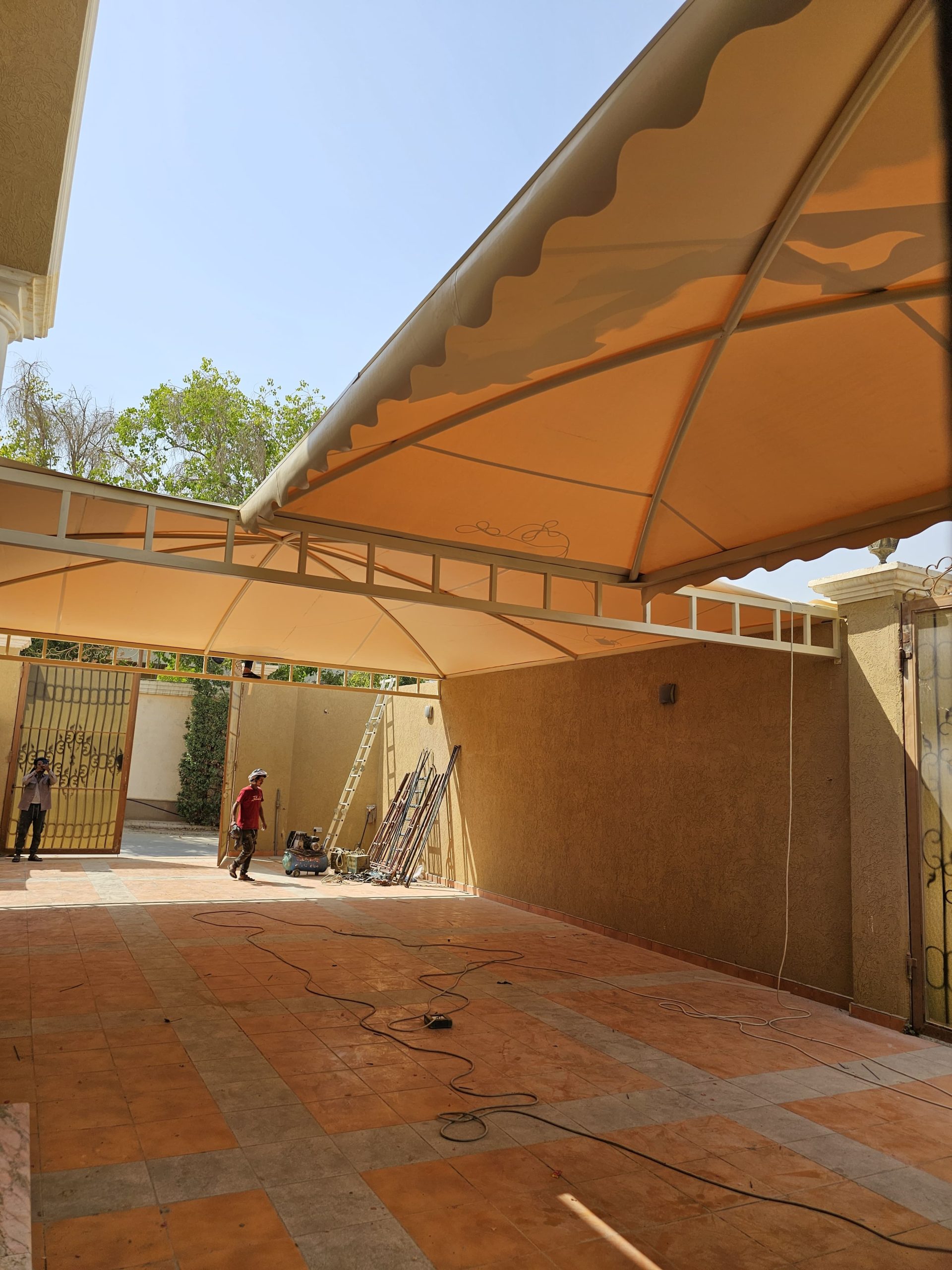تركيب مظلات قماشية حي لبن بالرياض 3 IMG 20250827 WA0066 1 scaled