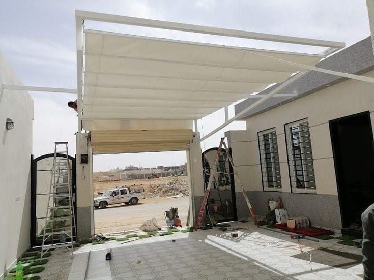 سحب يدوي مؤسسه مظلات وسواتر افكار الرؤيه